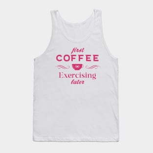 Coffee Quotes Tank Top